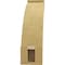 Ekena Millwork 3-inch W x 10-inch D x 10-inch H Lafayette Rough Cedar Woodgrain TimberThane Knee Brace, Primed BRCUR03X10X10LFTRCPR - alternate 4